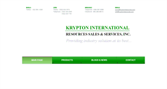 Desktop Screenshot of kryptonresources.com